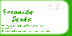 veronika szoke business card